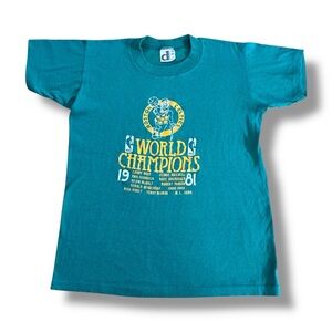 Boy’s Downerwear 1981 Boston Celtics World Champions T-Shirt